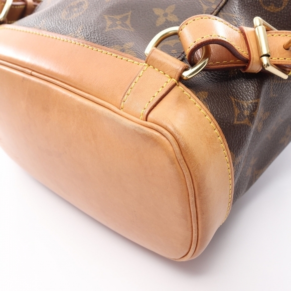 Louis Vuitton Montsouris MM Monogram Backpack Rucksack Brown - Picture 5 of 8